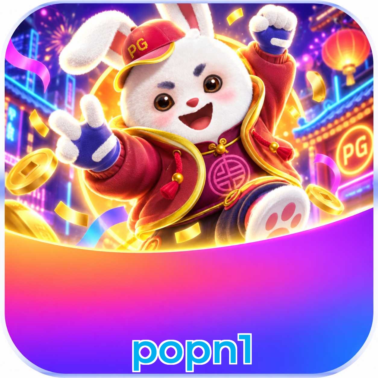 Interface de jogos na popn1 incluindo Plushie Frenzy